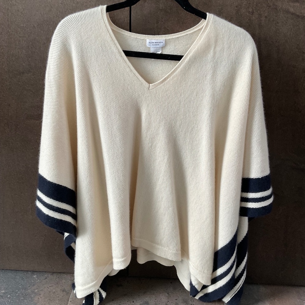 Club Monaco Cashmere Cape Size M/L
